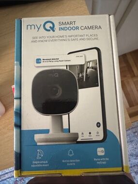 myQ Smart Indoor Camera - White/Black